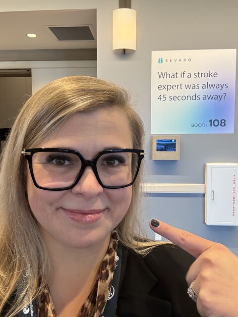 Melanie at SVIN representing Sevaro