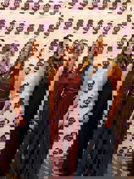 Dr. Dusenbury and colleagues at ANVC 2025 in Washington DC