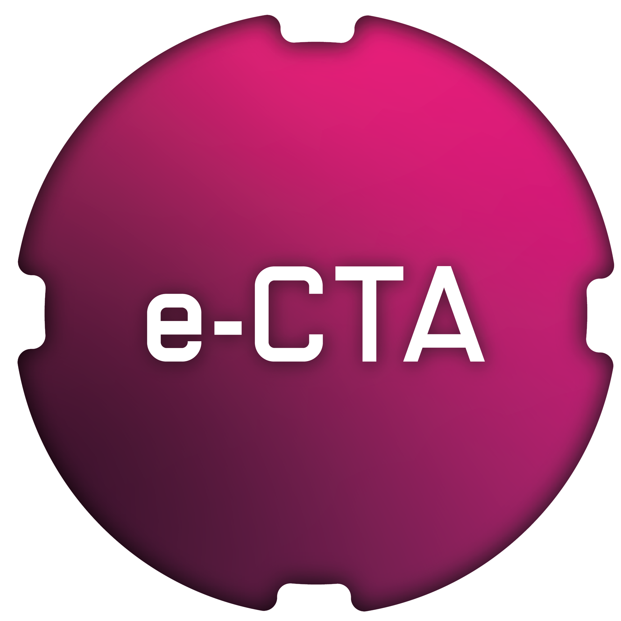 E CTA Typography Inside Symbol