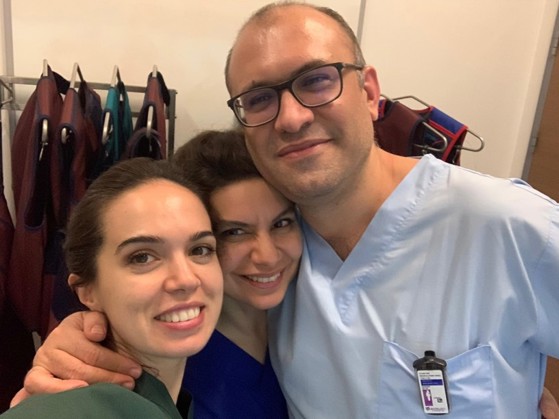 Dr Arsida Bajrami and colleagues. Interventional neurologists.